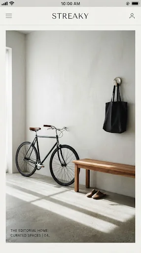 A quiet desk with the day's habits noted