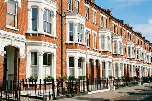 Victorian terrace on a residential street