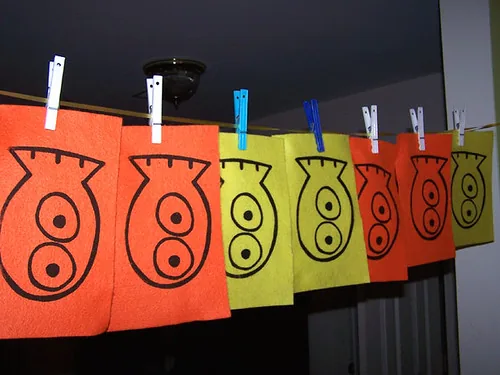 screen printed sheets drying