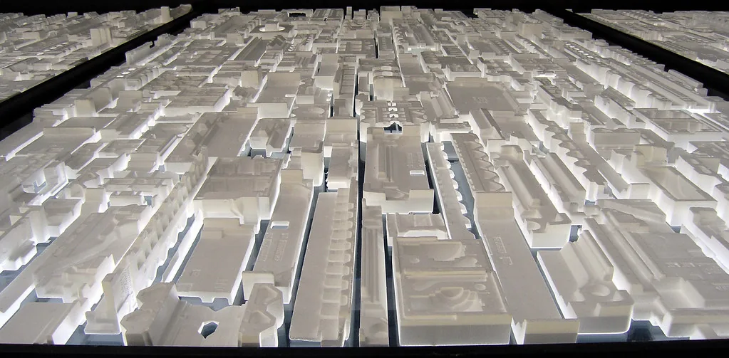 white city massing model