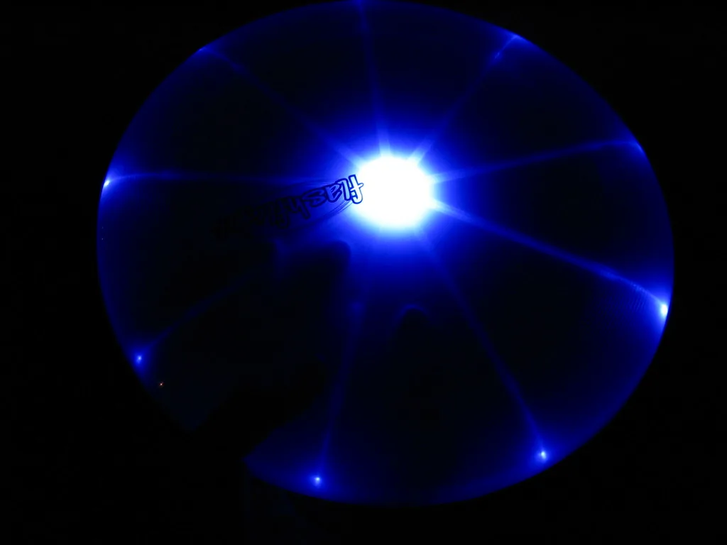 fibre optic light burst