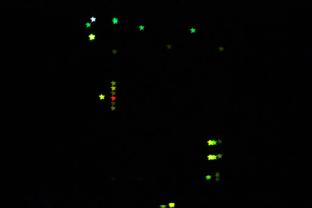server indicator lights in the dark