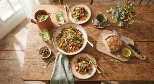 Nourishing meal spread